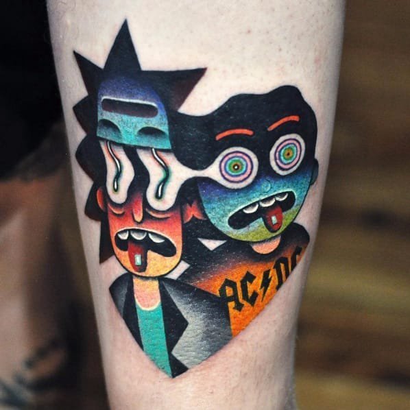 炫酷小纹身  多款风格炫酷的彩色时尚小纹身图案