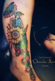 蝴蝶纹身图案 彩绘纹身动物蝴蝶纹身图案