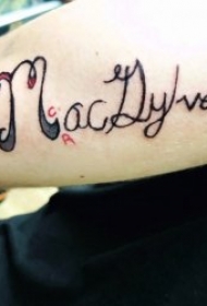 花体英文纹身图案 十分有艺术感的花体英文纹身图案10张