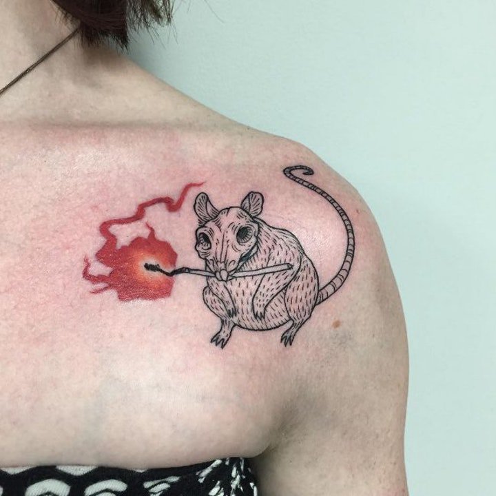 创意纹身小图  生机勃勃的动植物小纹身图案