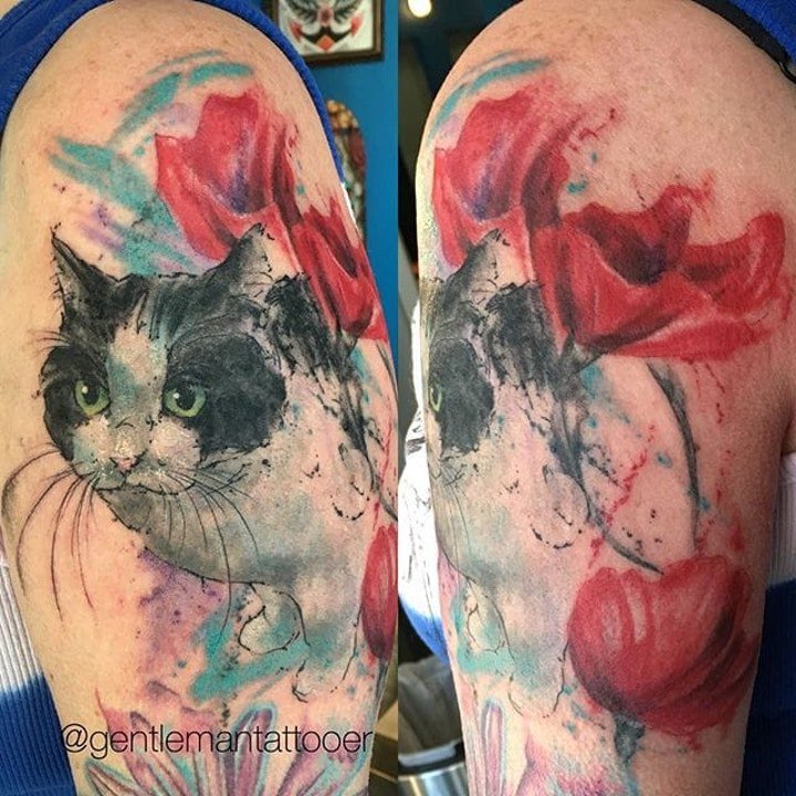 小动物纹身图案 多款小动物主题的纹身图案欣赏