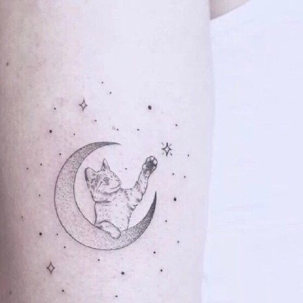 很可爱的一组小清新插画小图纹身