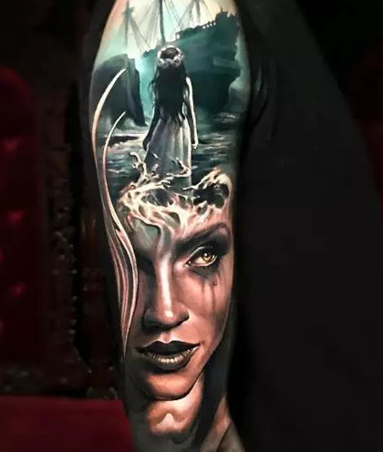 超现实主义的9张欧美纹身作品