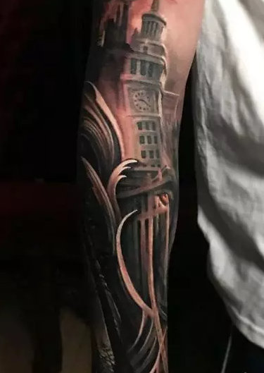 超现实主义的9张欧美纹身作品