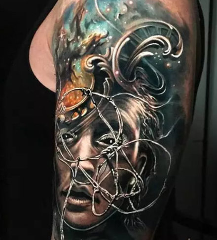 超现实主义的9张欧美纹身作品