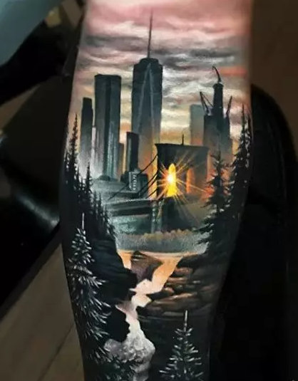 超现实主义的9张欧美纹身作品