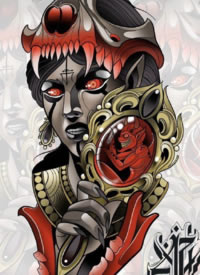 包臂包腿的一组纹身效果图欣赏