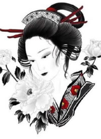 30组日式特别的和风纹身手稿图片欣赏