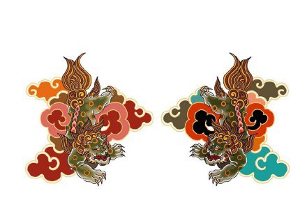 36组日式school风格的的彩色传统手稿图片