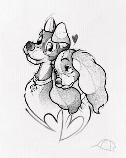 很可爱的一组中小图卡通动物小手稿图片