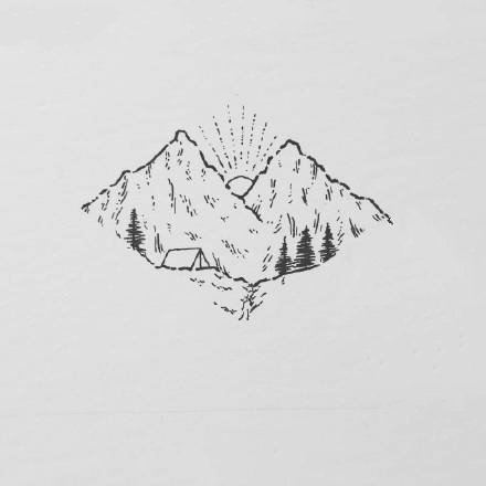 27组小清新的黑灰小图纹身图片素材