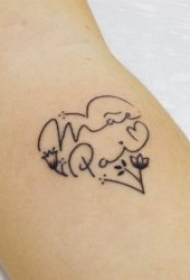 简洁纹身图案 精致时尚的简洁纹身图案