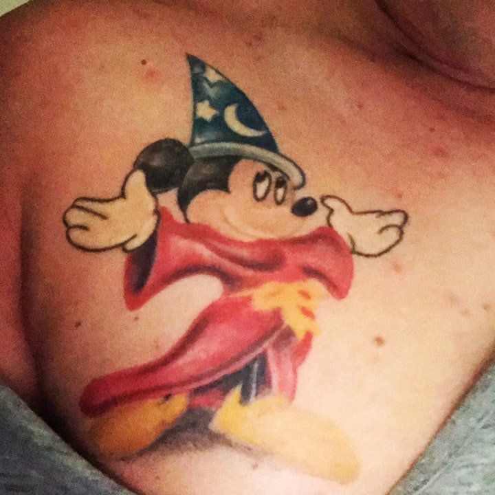 卡通可爱纹身图案 彩色纹身动画迪士尼卡通可爱纹身图案