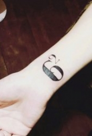 数字符号纹身图案 多款设计感极强的数字纹身图案