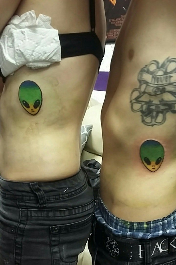 情侣纹身小图  彰显浓情蜜意的情侣纹身图案