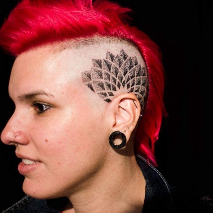 几何纹身图案 创意十足的10张黑灰线条纹身几何图案