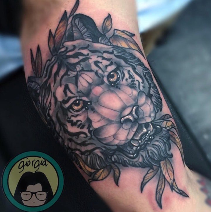 黑灰纹身风格  色调沉闷却尽显低调的黑灰色风格纹身图案