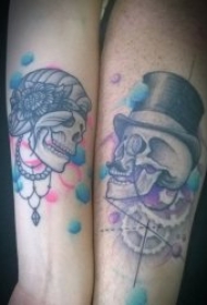 纹身情侣图案 10组非常有创意的情侣纹身图案