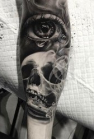 眼睛主题纹身   别具特色的炯炯有神眼睛纹身图案