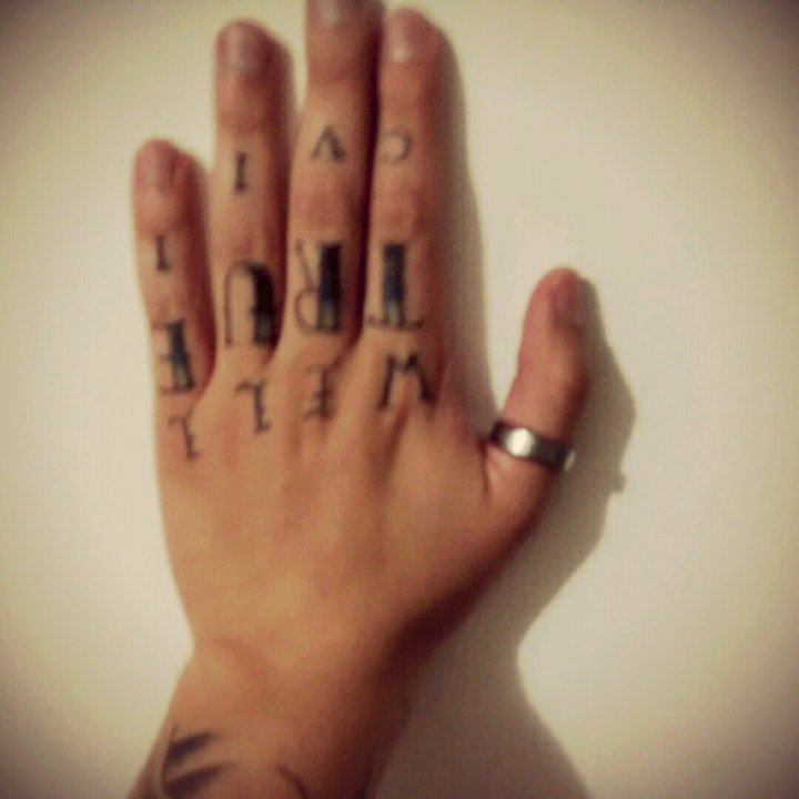 手背纹身图案 个性十足的手背纹身图案