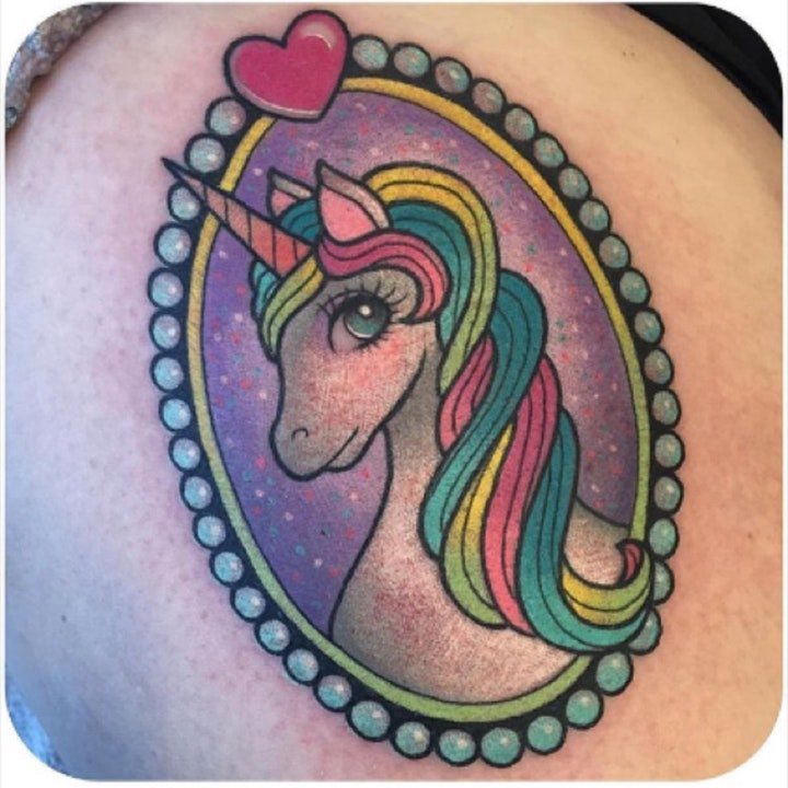 小马宝莉纹身  梦幻而又唯美的小马宝莉纹身图案