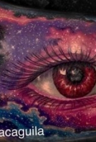 纹身眼睛   8款温柔而又幽深的眼睛纹身图案