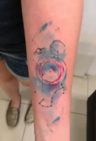 28组水彩色的纹身作品图案欣赏