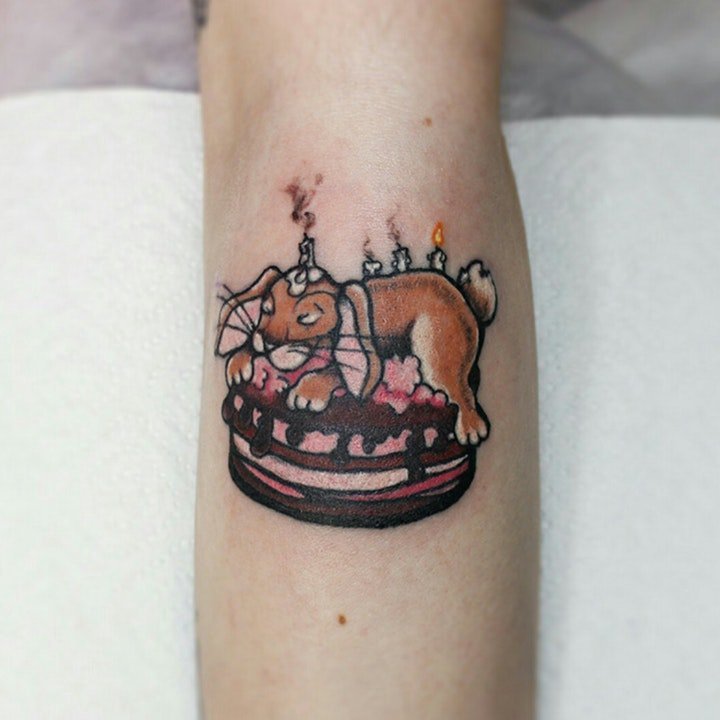 动画纹身图案 一组迪士尼动画片里的各种彩绘卡通纹身图案