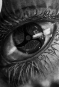 黑灰眼睛纹身  多款明亮有神的眼睛纹身图案