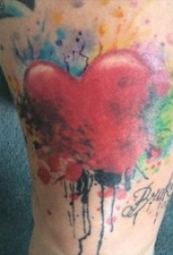 艺术彩绘 一组唯美且抽象的艺术纹身彩绘图案