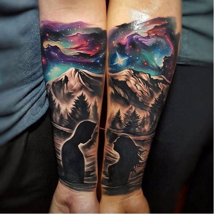 纹身情侣图案 10组非常有创意的情侣纹身图案