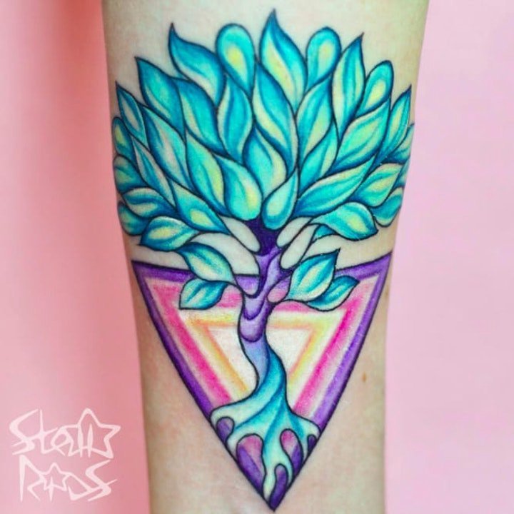 彩绘纹身图案 10款动物和植物的彩绘纹身图案