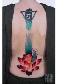 抽象纹身图案 身体各部位纹身的抽象图案欣赏