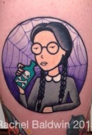 纹身卡通人物  别具风格的可爱卡通人物纹身图案