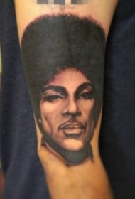 人物肖像纹身 10组黑灰写实人物肖像纹身图案