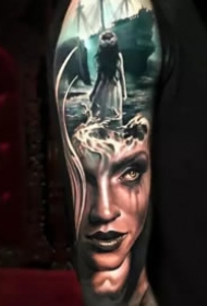 超现实主义的9张欧美纹身作品