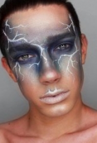 纹身闪电图案   9张个性非凡的创意闪电主题纹身图案