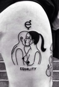 小纹身简笔画 十分有创意的动画小纹身简笔画图案