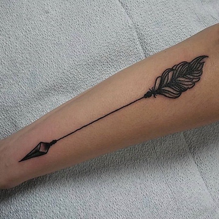 个性简单纹身图案 黑灰色调精致线条纹身个性简单纹身图案