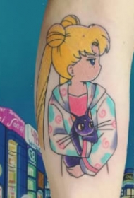 卡通的一组小清新可爱纹身图欣赏