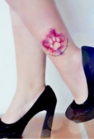 水彩纹身图案 一组十分漂亮的水彩纹身小清新花朵图案
