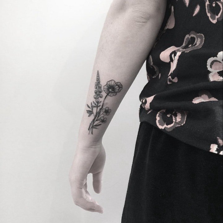 小清新纹身小图 多款十分漂亮精致的小清新纹身小图案