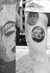 纹身电影人物图  创意的一组电影人物的小纹身图案