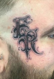 脸部纹身图案   9款霸气而又时尚的脸部英文纹身图案