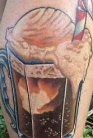 啤酒纹身图案   9组平顺甘醇的啤酒纹身图案