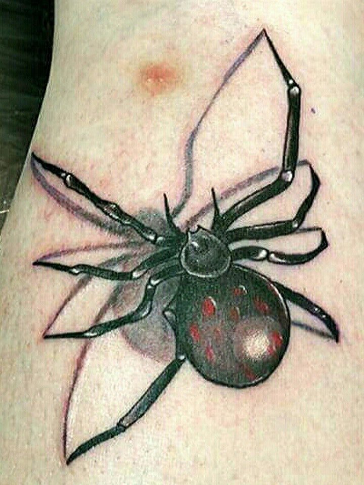 立体纹身图  技巧性十足的3D写实立体纹身图案