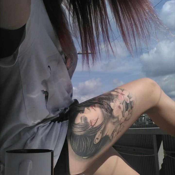 日本艺妓纹身图案 10款十分多彩的日本艺妓纹身图案