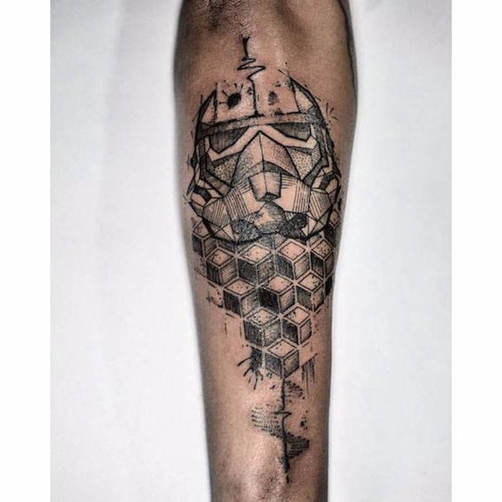 黑灰纹身图案  技巧多样化的10组黑灰色纹身图案