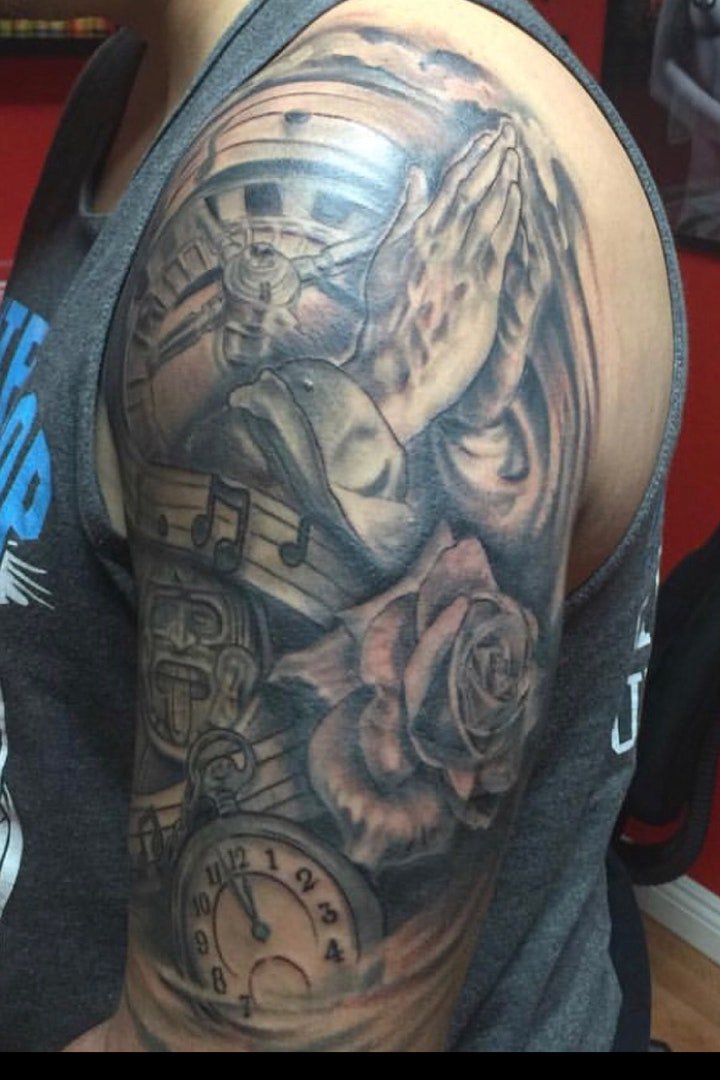 音乐符号纹身  灵动而又美妙的音符纹身图案