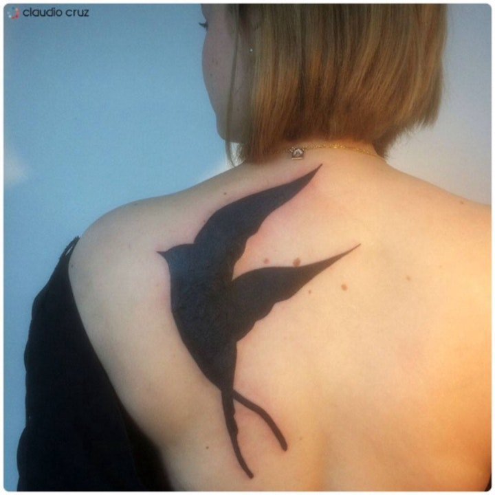 艺术纹身图案 一组黑灰色调十分创意的艺术纹身图案